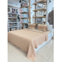 ETEHOMETEX ÇİFT KİŞİLİK HAVUZLU PİKE TAKIMI BEJ 8696474231880